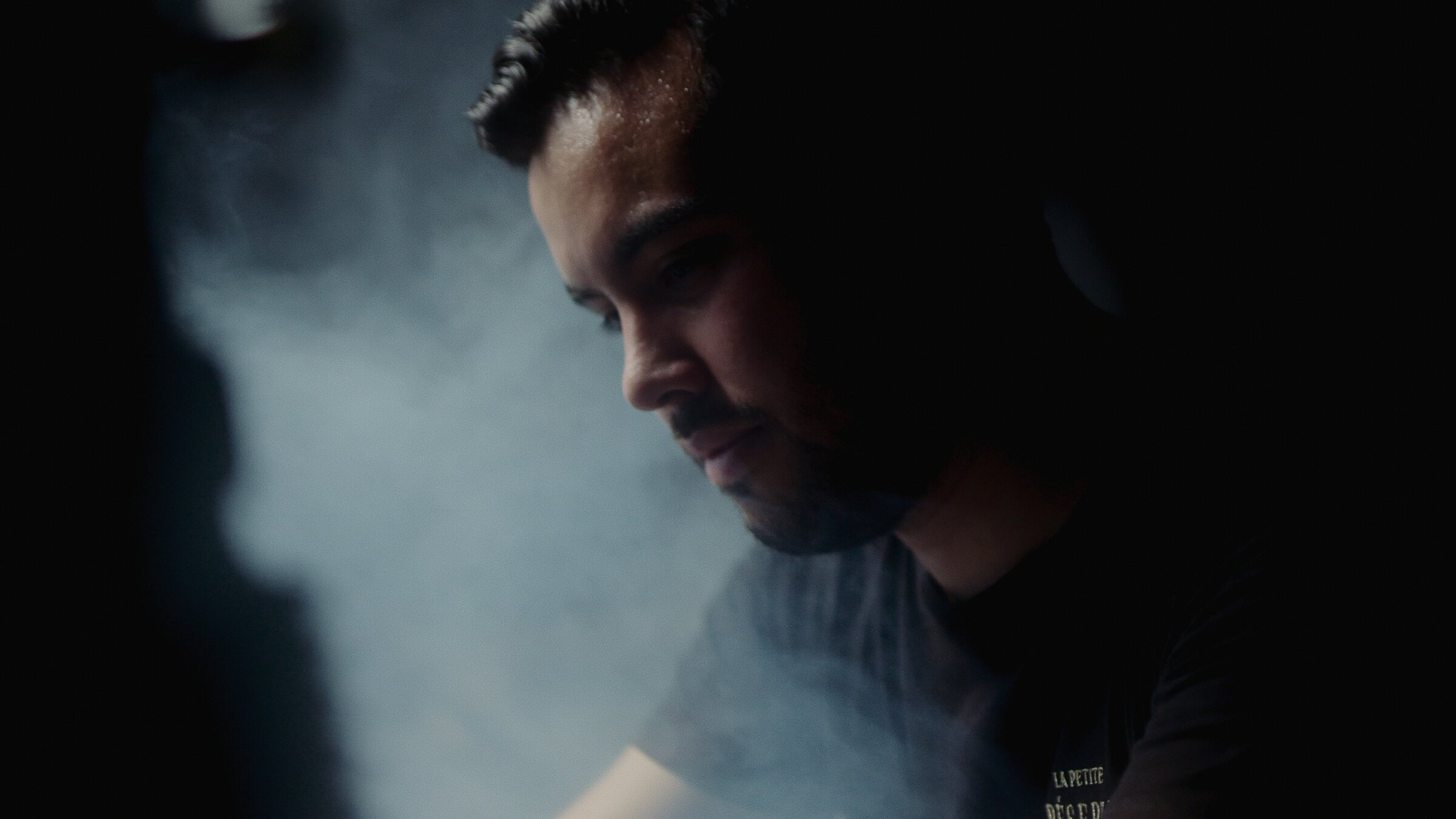 Mechanic portrait, workshop light